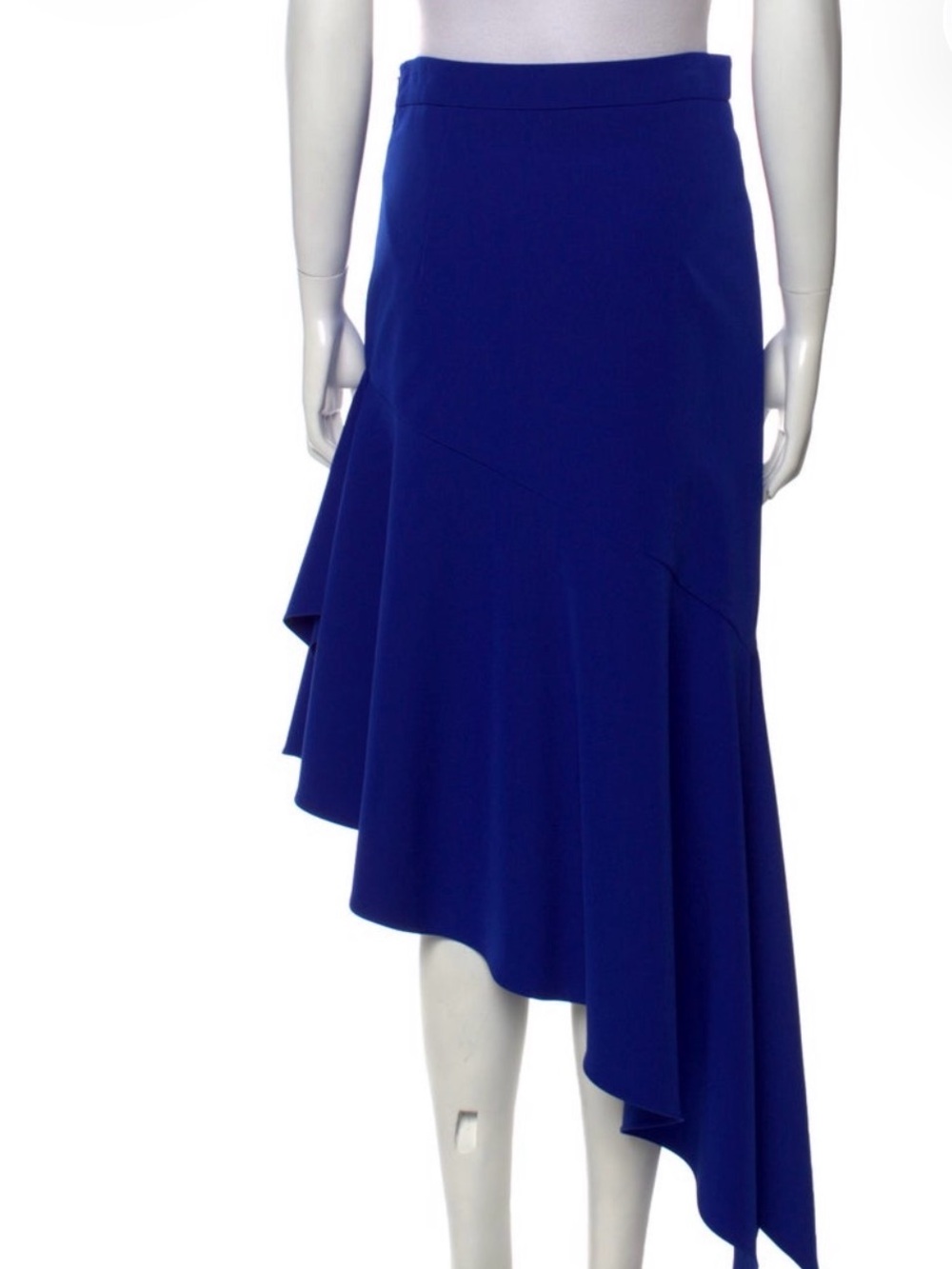 Milly Asymmetric Royal Blue Women's Skirt